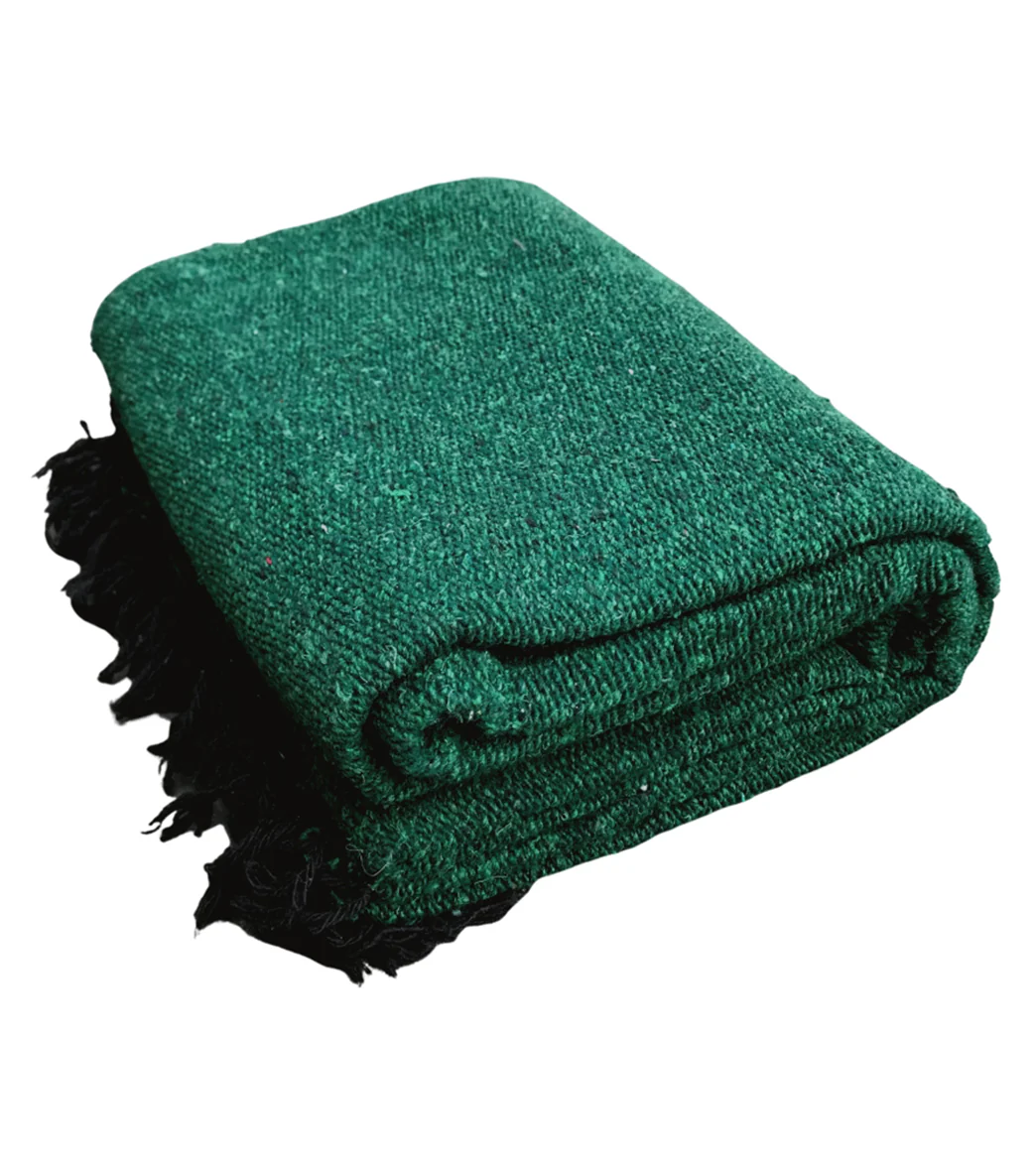 West Path Solid Color Mexican Yoga Blanket - Image 39