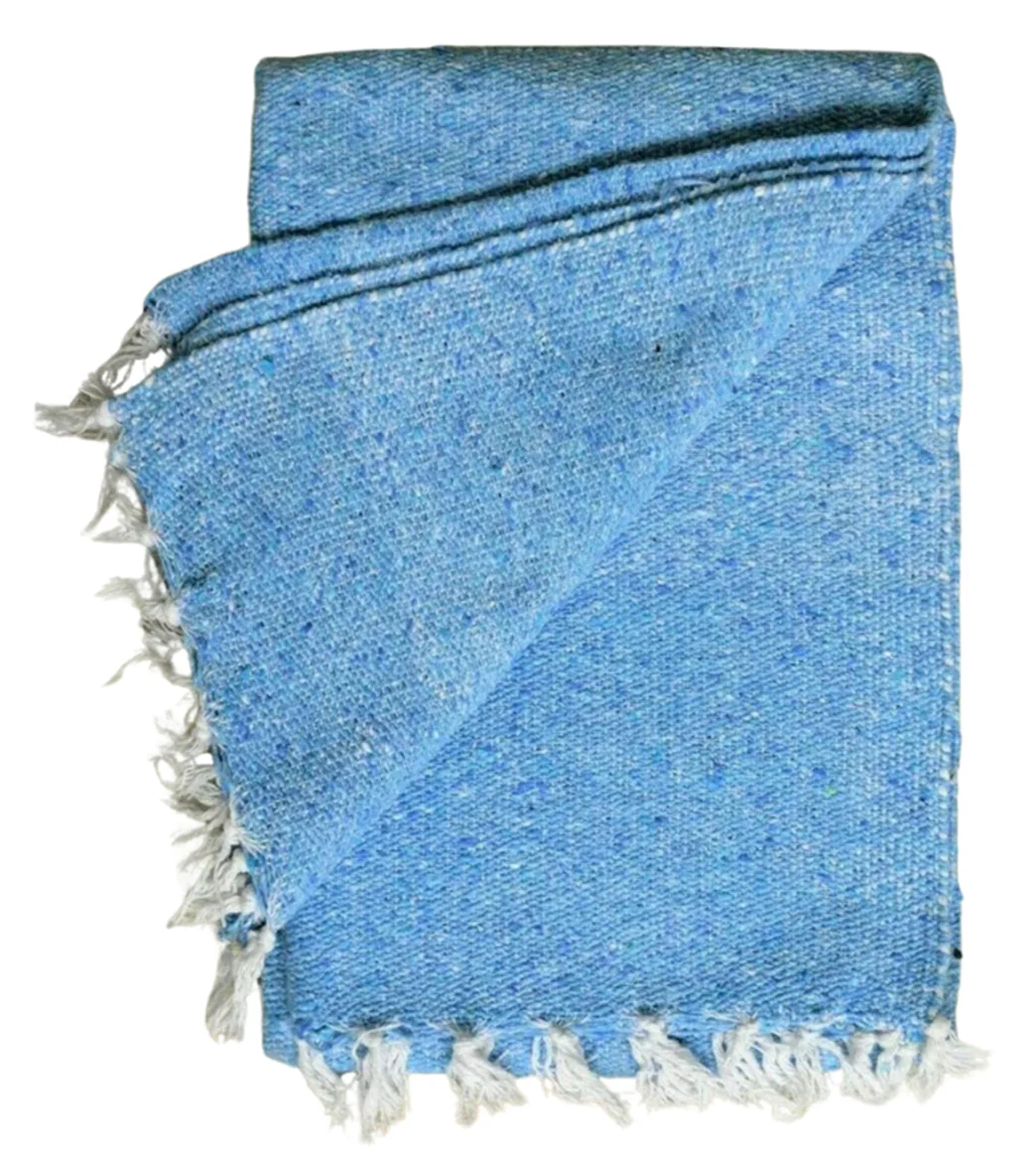 West Path Solid Color Mexican Yoga Blanket - Image 59