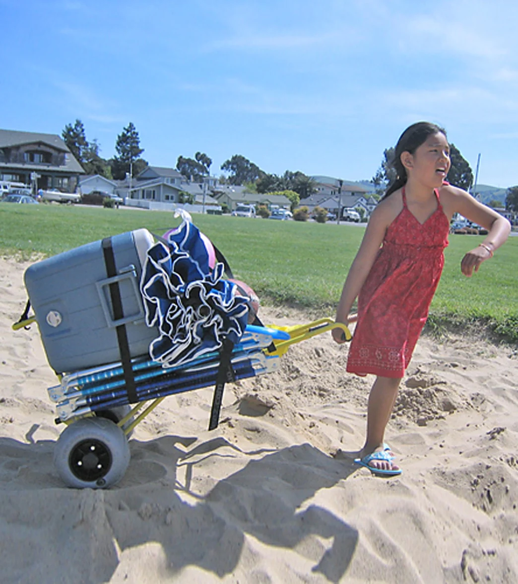 Wheeleez Inc Beach Cart Folding Mini - Image 4