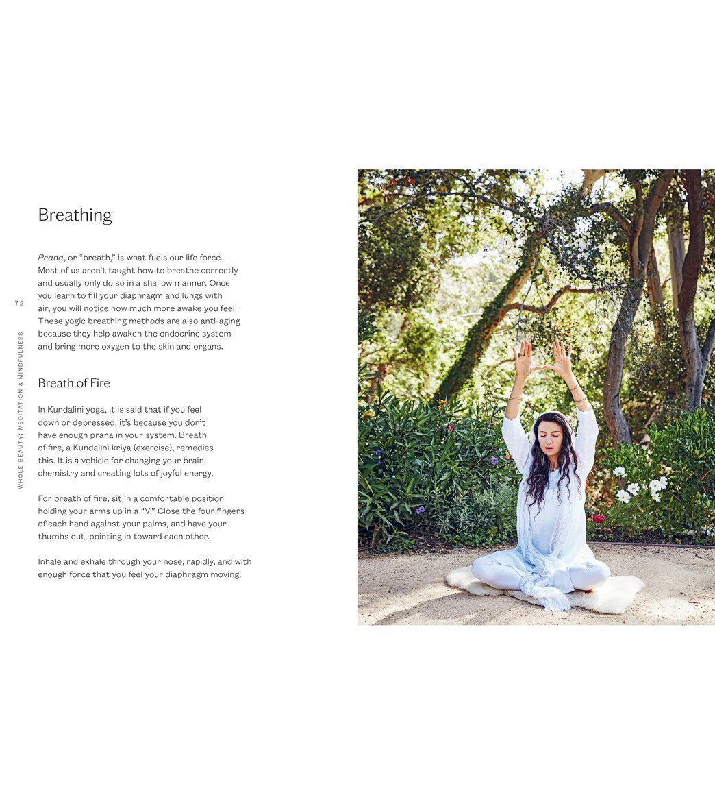 Workman Publishing Whole Beauty: Meditation & Mindfulness: Rituals and Exercises for Everyday Self-Care - Image 4