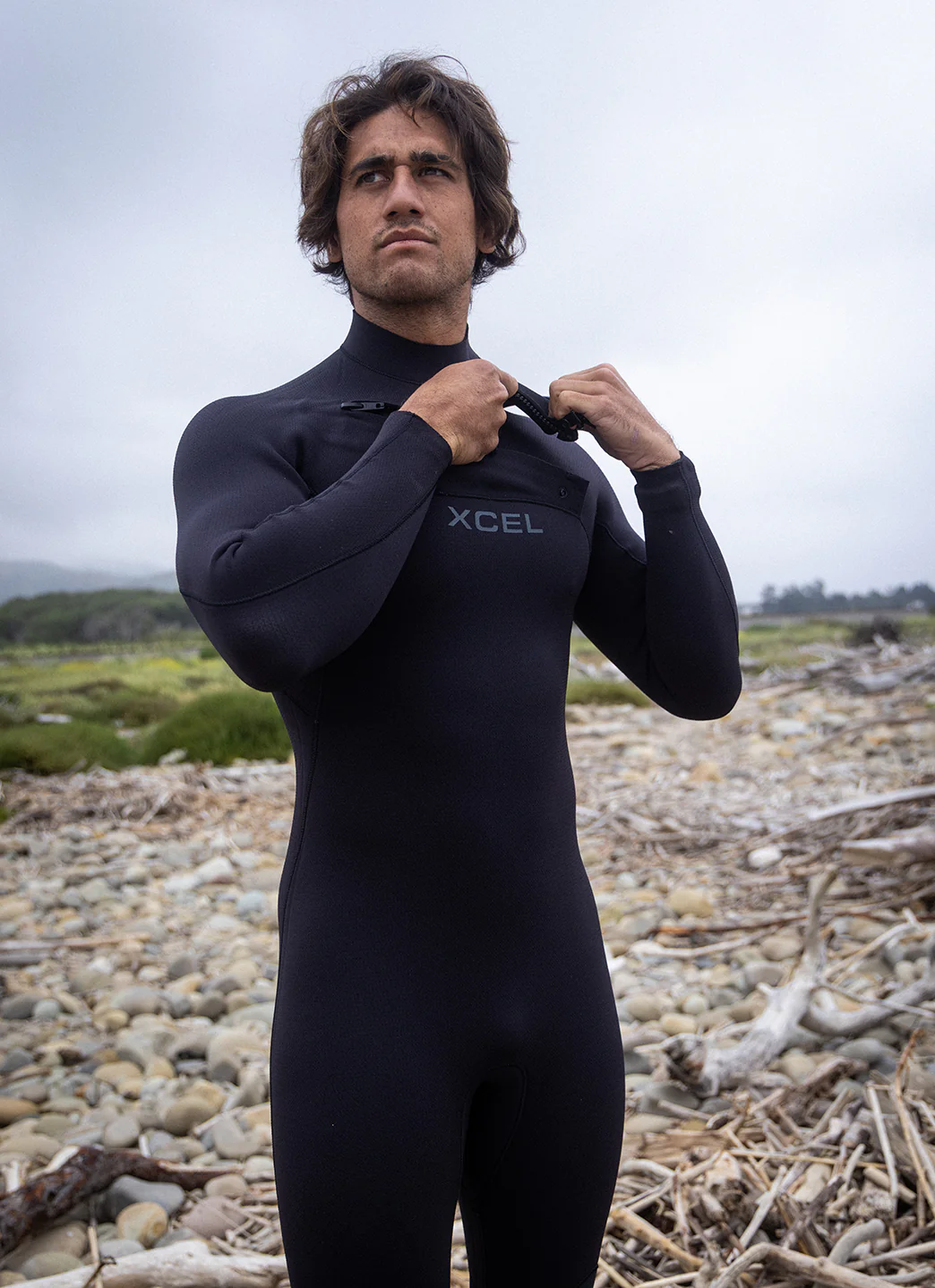 Xcel Men's 4/3 mm Comp+ Chest Zip Full Wetsuit - Image 9