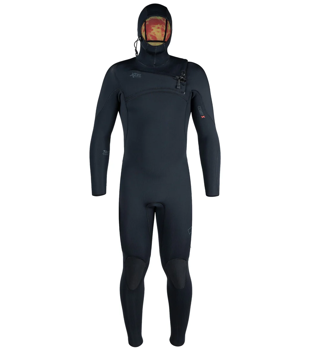Xcel Men's 4.5/3.5MM Comp X Hooded Fullsuit Wetsuit
