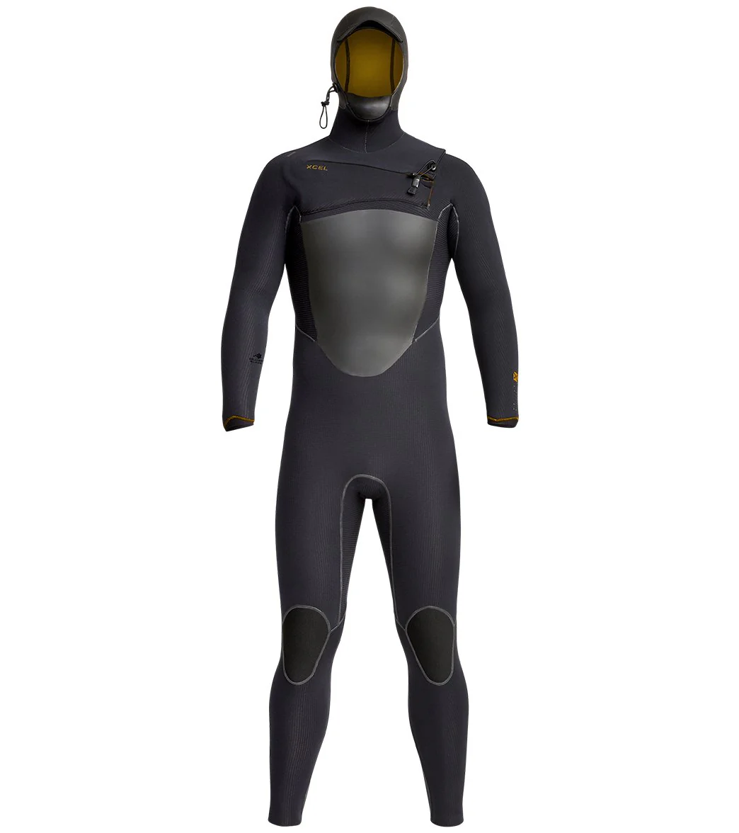 Xcel Men's 5/4mm Drylock X Hooded Front Zip Fullsuit Wetsuit - Image 4