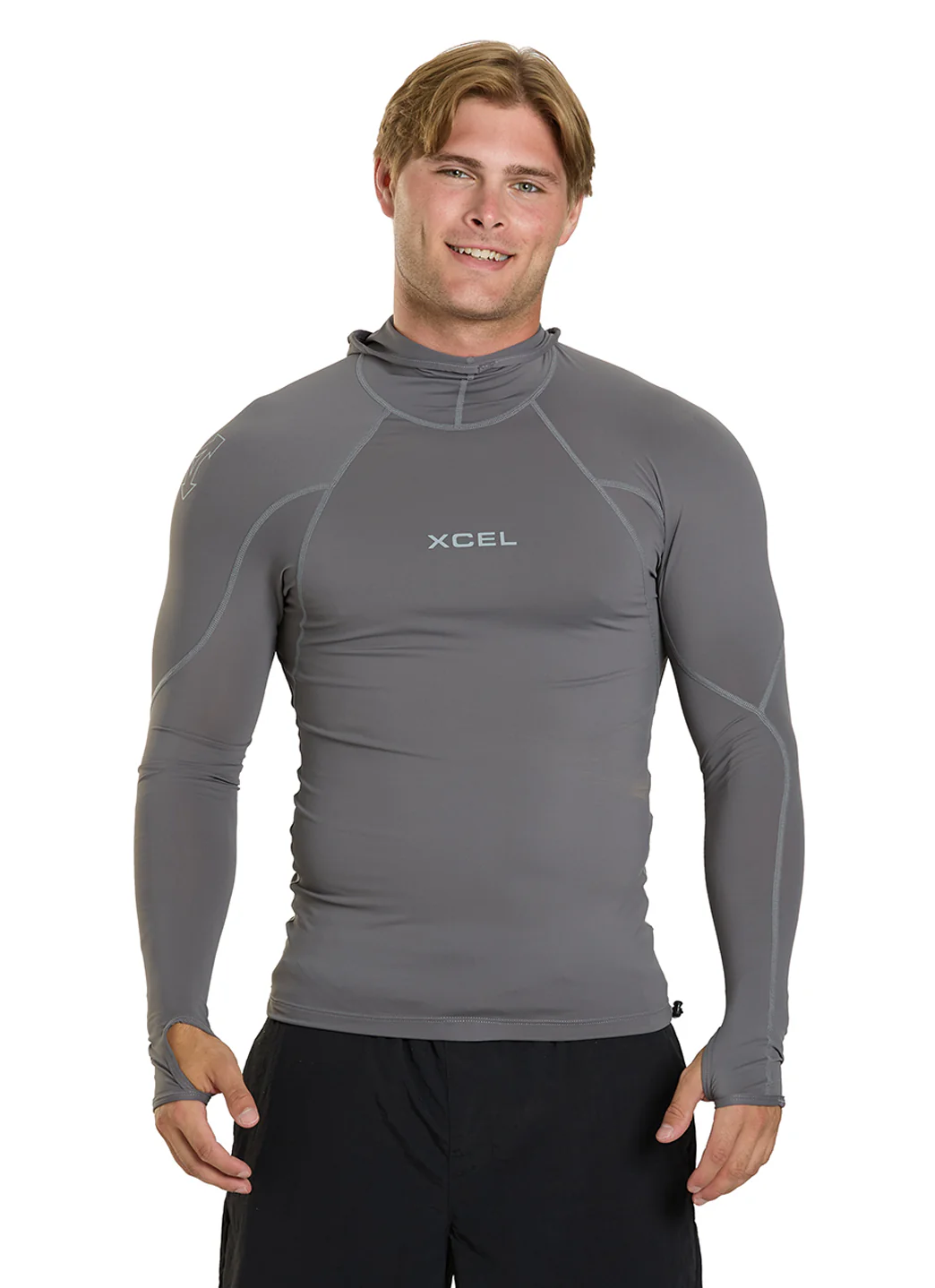 Xcel Men's Drylock Hydrophobic Long Sleeve Hoodie - Image 2