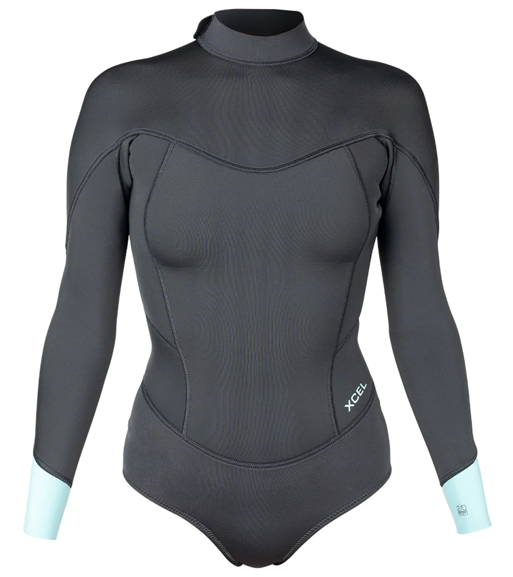 Xcel Women's 2mm Axis Back Zip Cheeky Cut Springsuit Wetsuit
