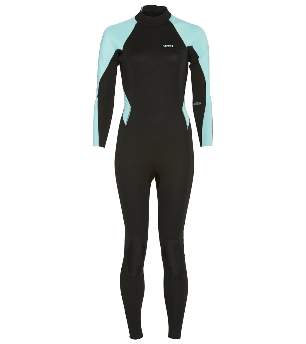 Xcel Women's 3/2mm Axis Flatlock Back Zip Fullsuit Wetsuit - Image 4