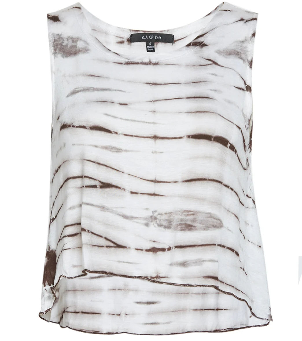 Yak & Yeti Crop Top Tie Dye Sleeveless - Image 4