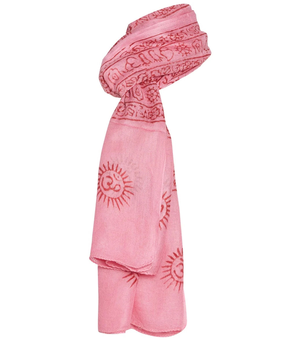 Yak & Yeti Mantra Om Printed Rayon Scarves - Image 10