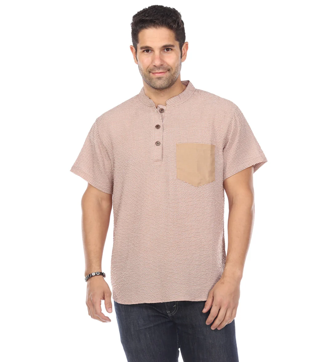 Yak & Yeti Men's Button Up Kurta Shirt - Image 10