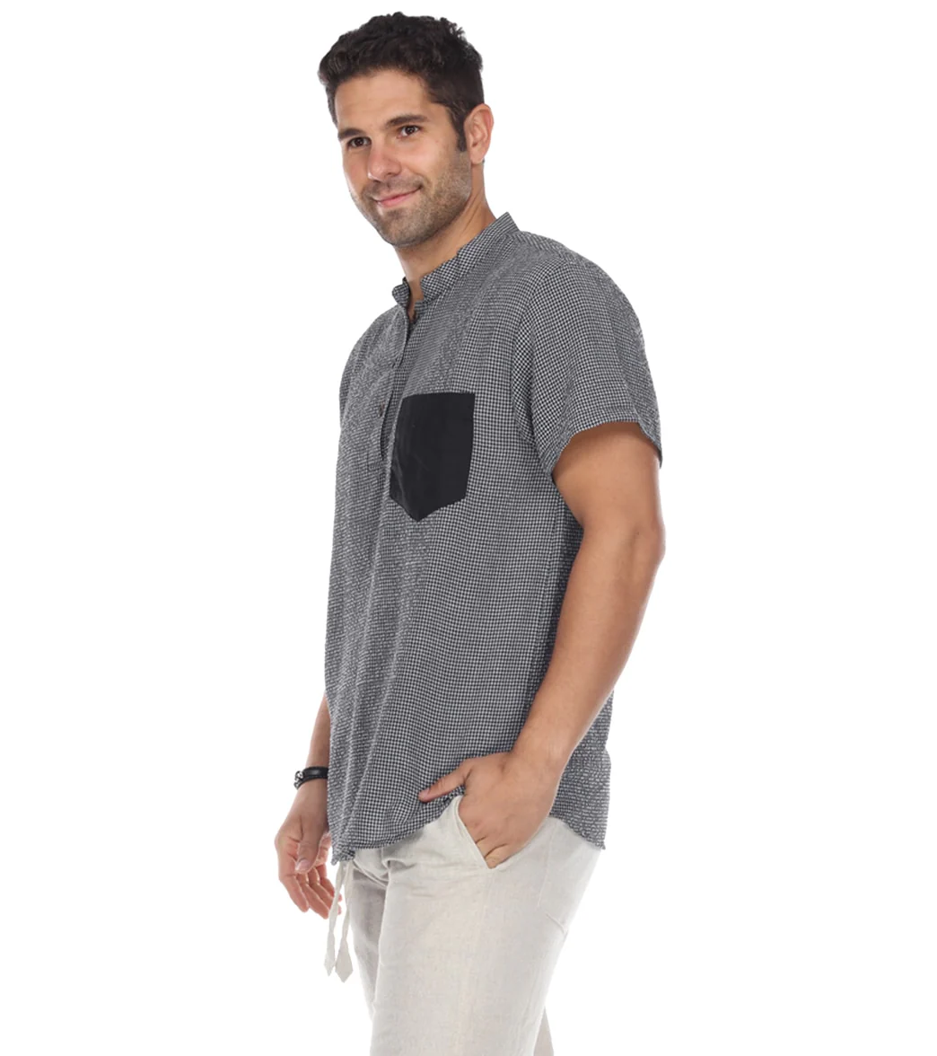 Yak & Yeti Men's Button Up Kurta Shirt - Image 12