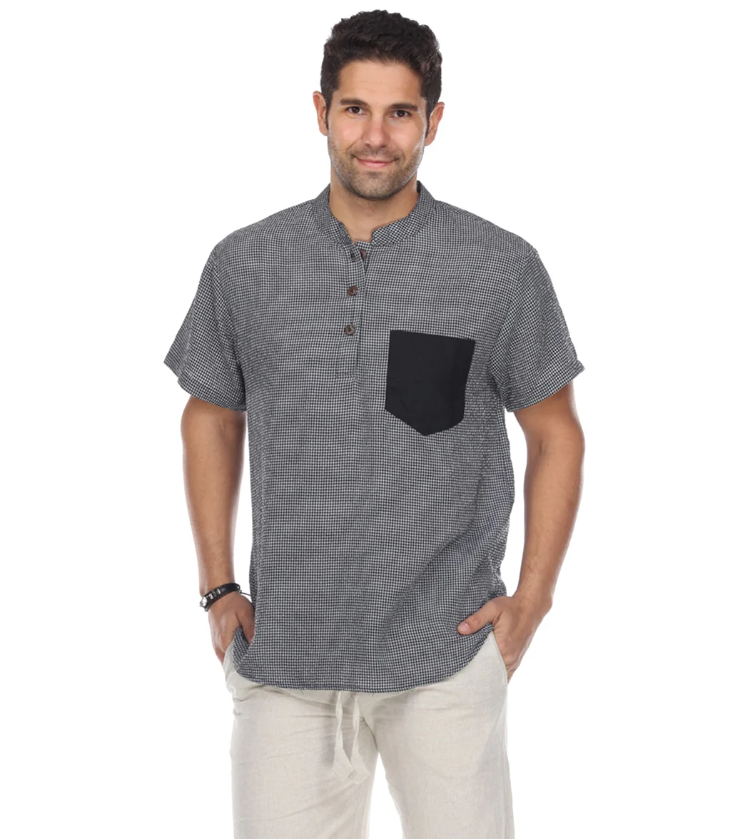 Yak & Yeti Men's Button Up Kurta Shirt - Image 16