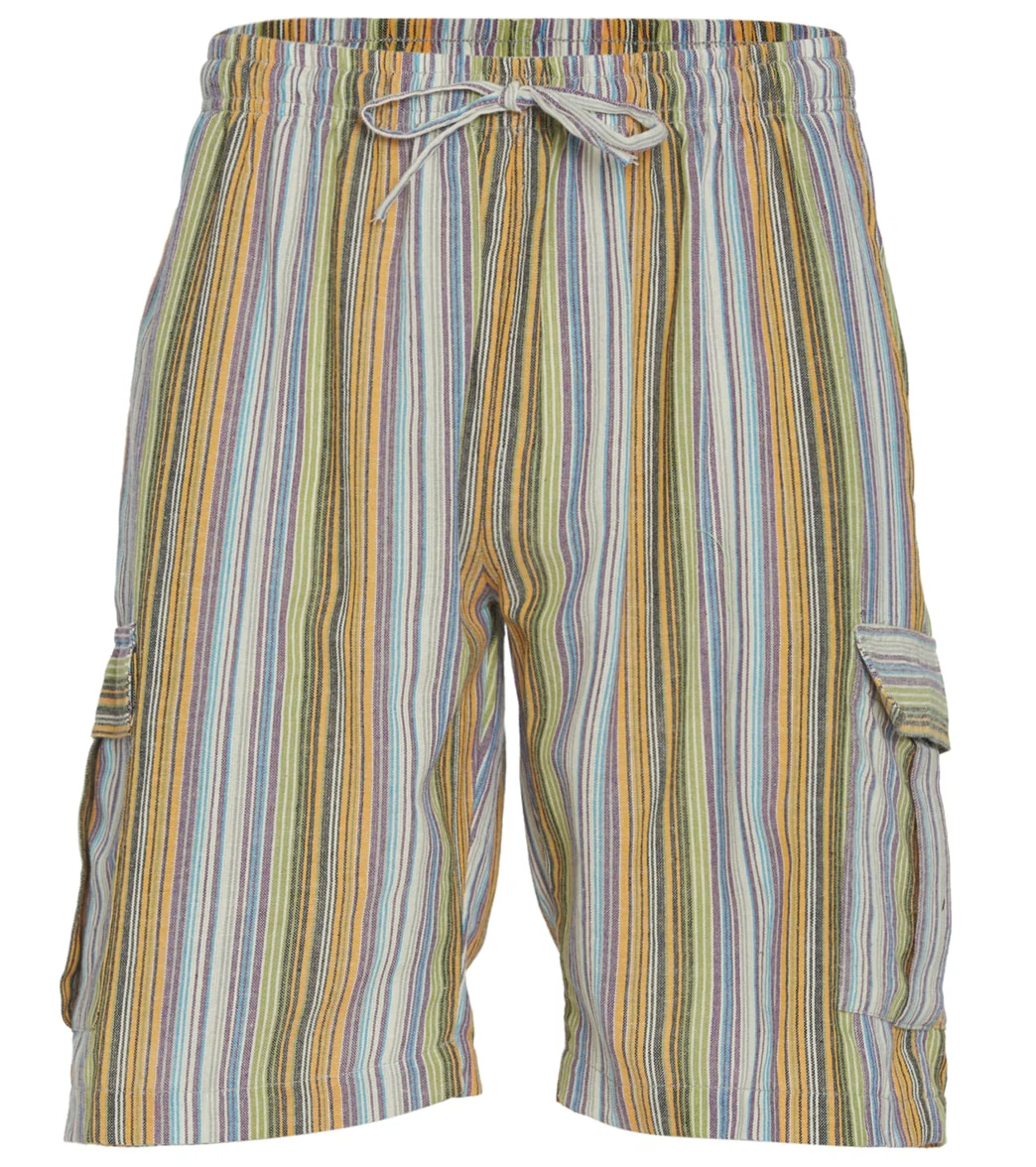 Yak & Yeti Men's Striped Shorts with Pockets