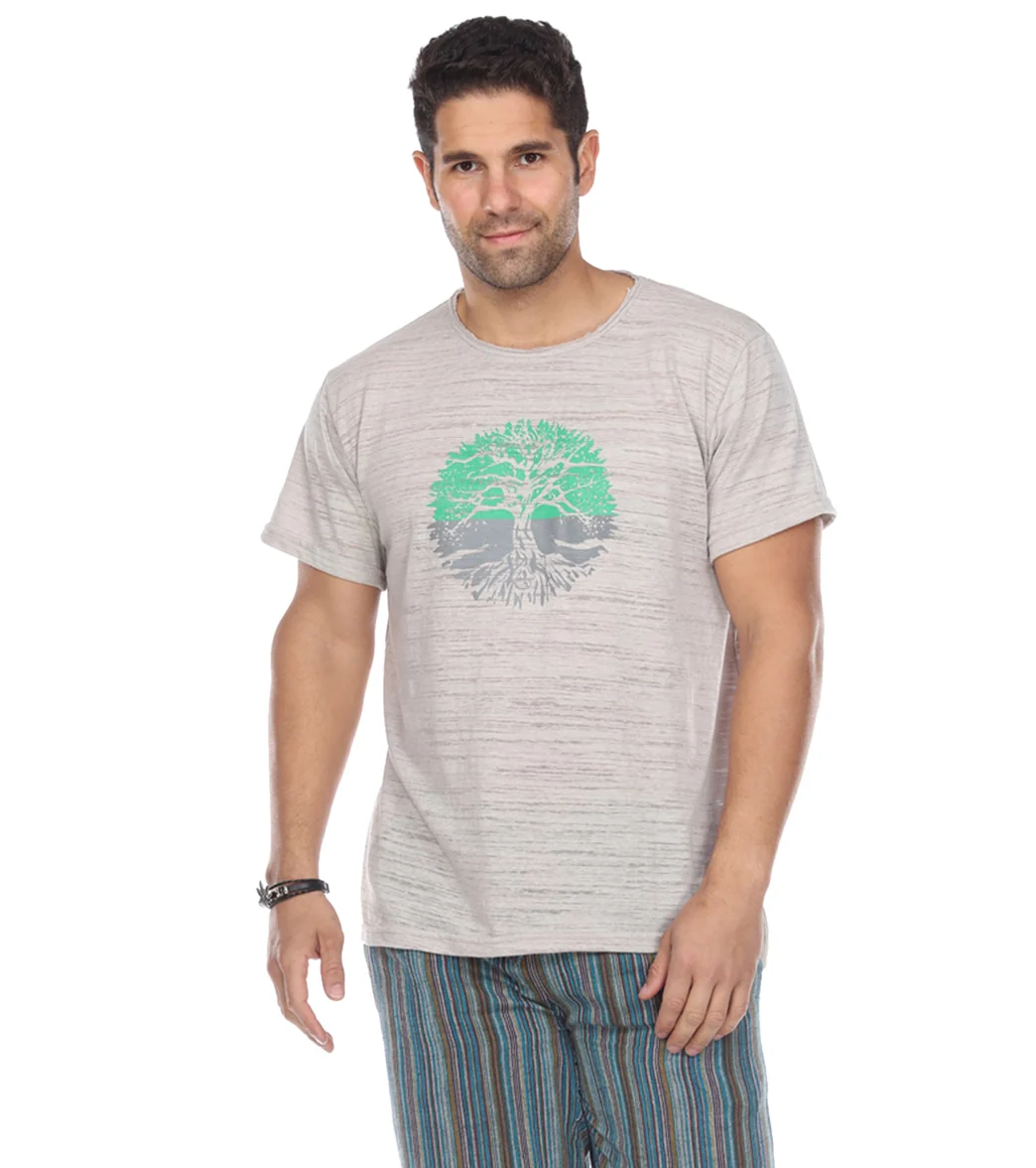 Yak & Yeti Men's T-Shirt Tree Of Life Print - Image 10
