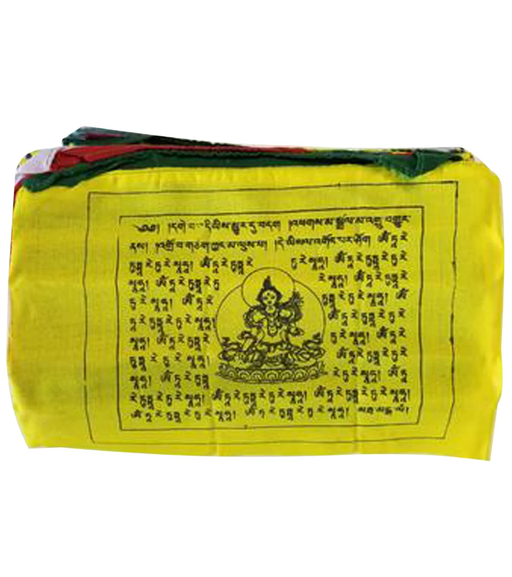 Yak & Yeti Prayer Flag White Tara (Pack Of 5) - Image 4