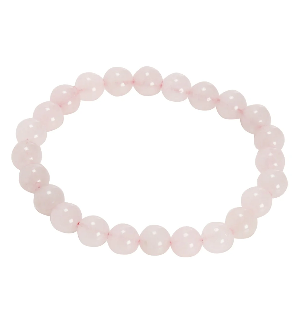 Yak & Yeti Rose Quartz Beaded Bracelet - Image 3