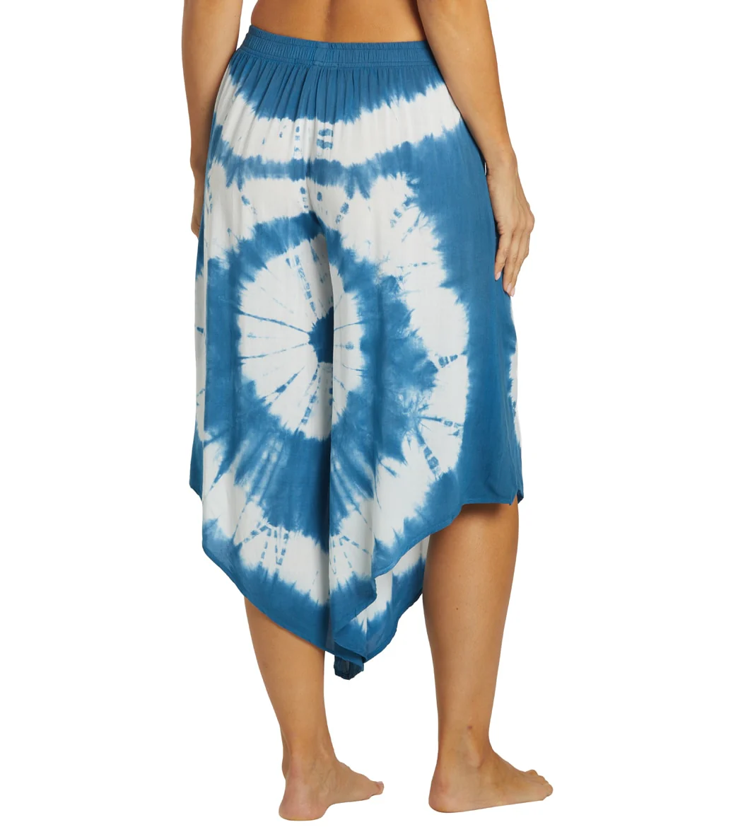 Yak & Yeti Tie Dye Cropped Bohemian Style Pants - Image 10
