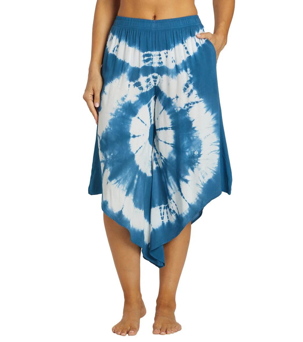 Yak & Yeti Tie Dye Cropped Bohemian Style Pants - Image 14