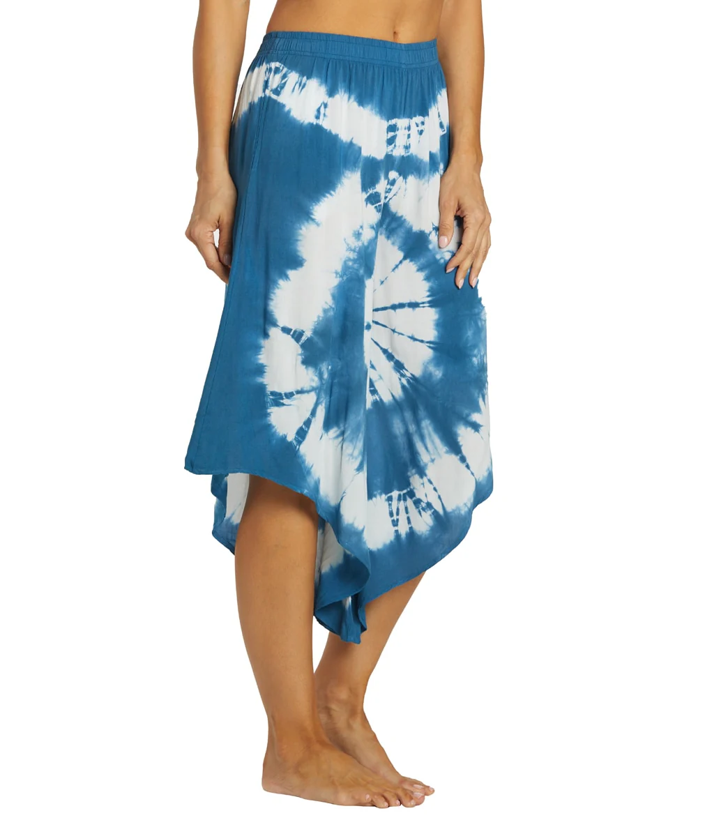Yak & Yeti Tie Dye Cropped Bohemian Style Pants - Image 9