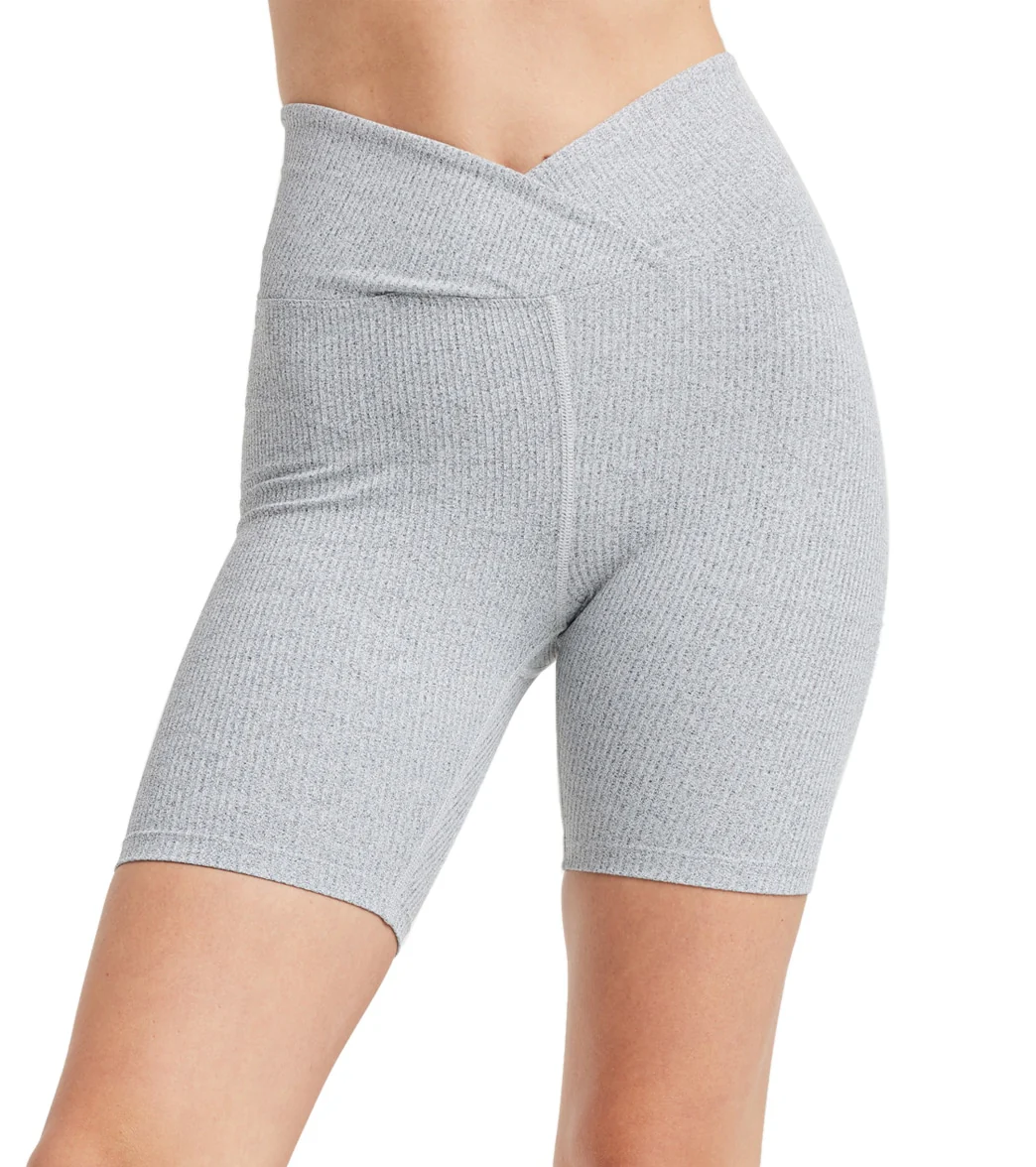 Year of Ours Ribbed V-Waist Biker Short - Image 5