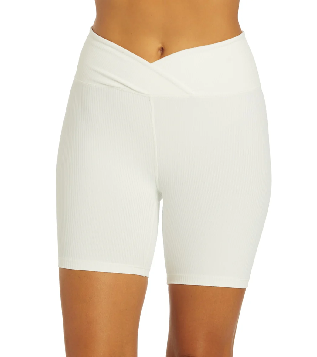 Year of Ours Ribbed V Waist Biker Shorts - Image 8