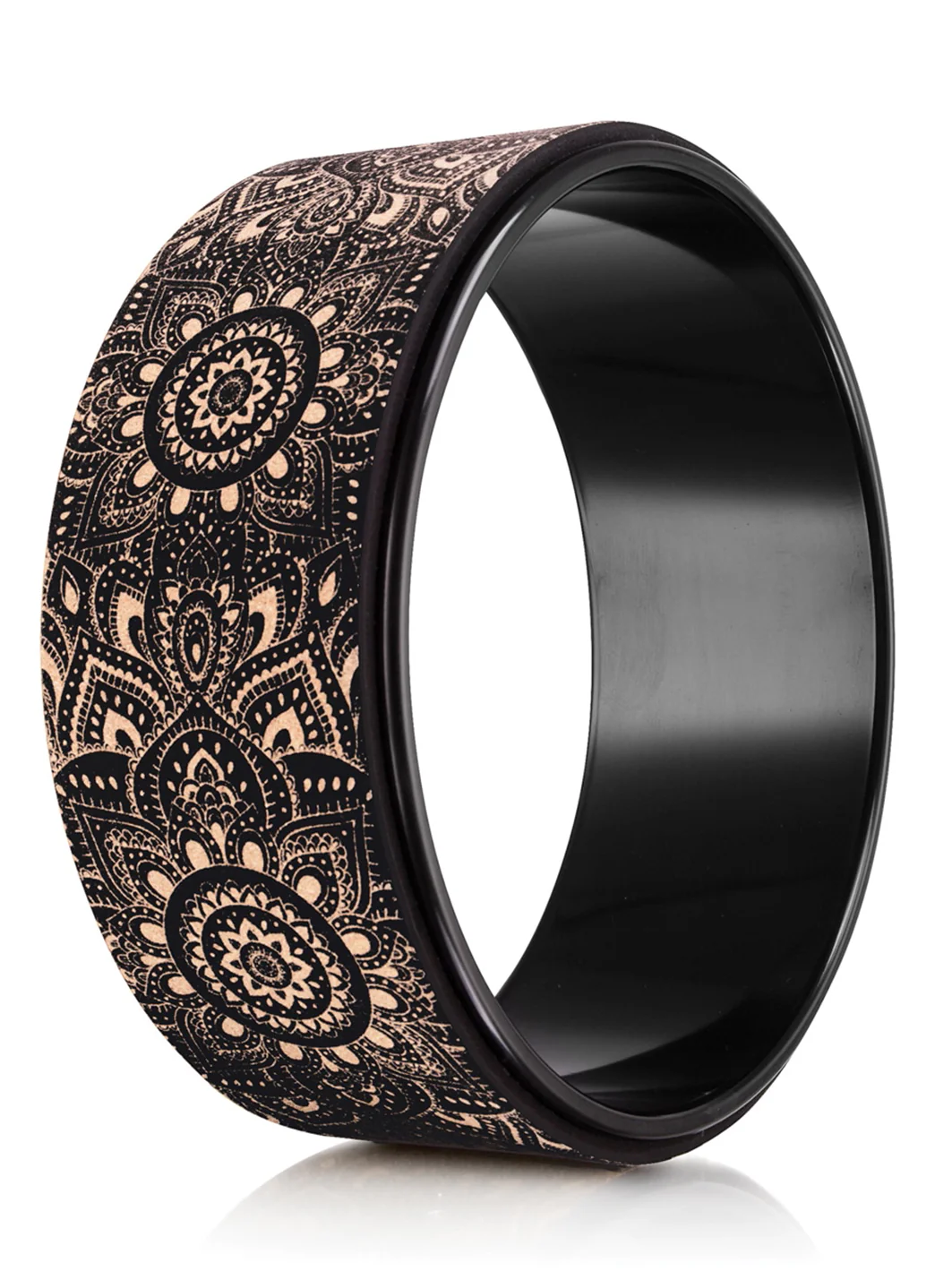 Yoga Design Lab Yoga Wheel Cork Mandala Black