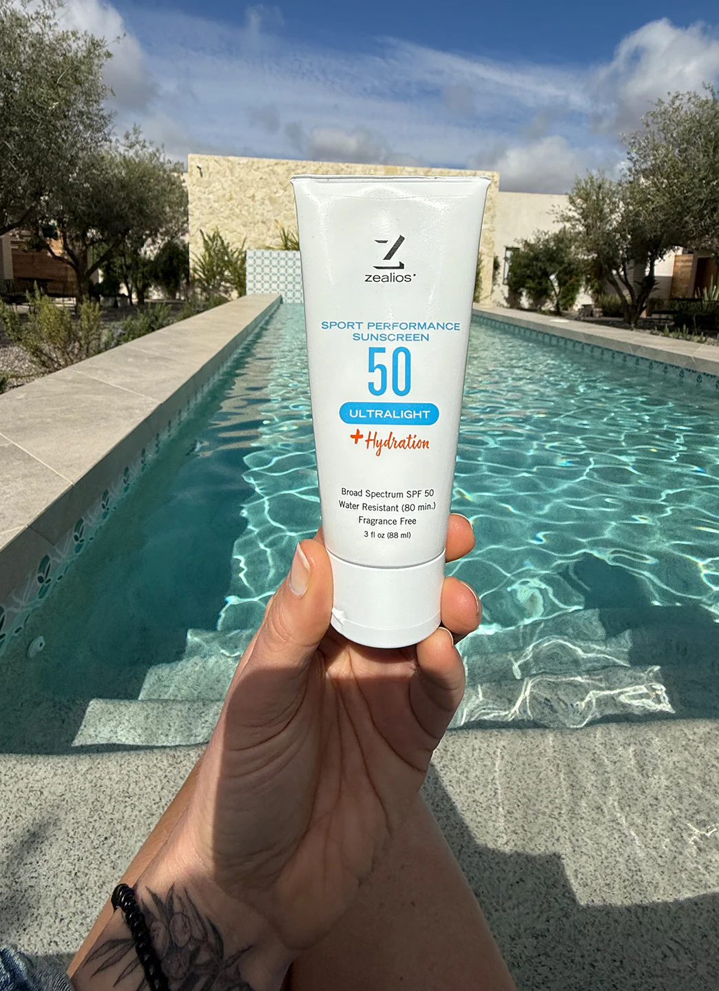 Zealios Skin Care Sport Performance Ultralight plus Hydration SPF 50 Sunscreen, 3 oz - Image 3
