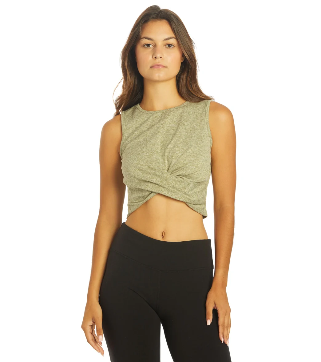 Zobha Melange Twist Crop - Image 16