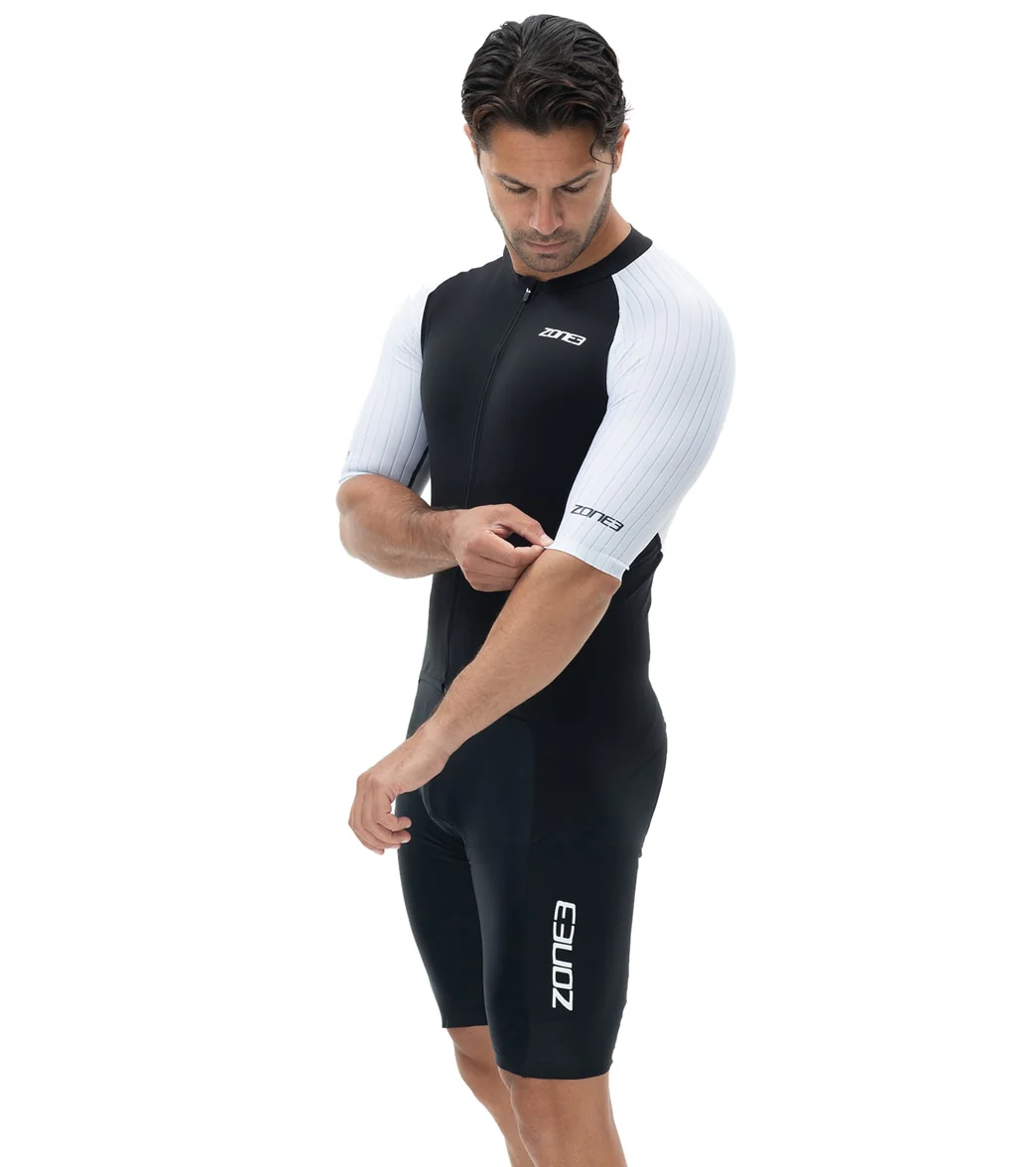 Zone 3 Men's Lava Long Distance  Full Zip Tri Suit - Image 8