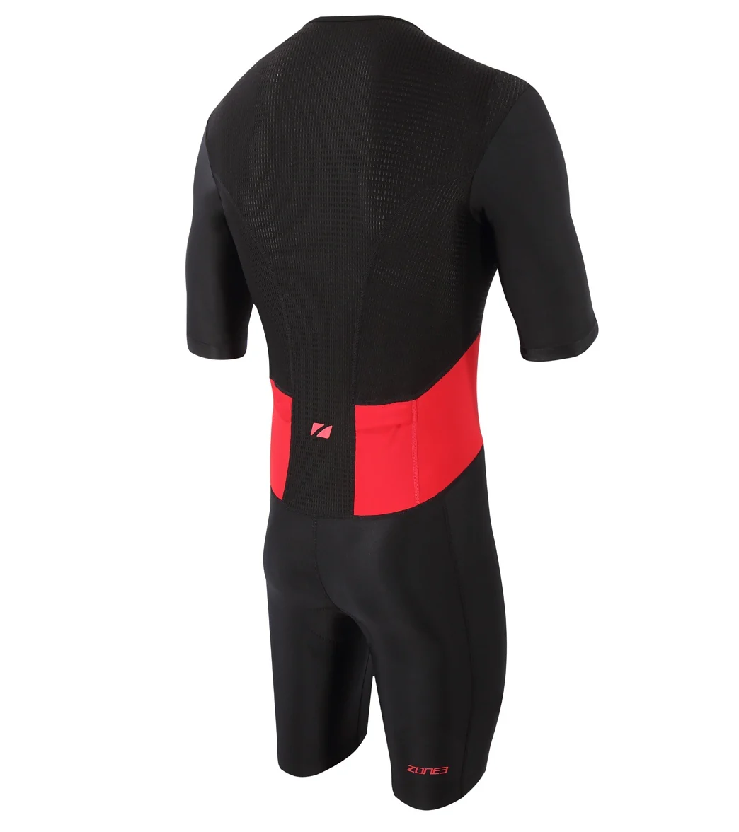 Zone3 Men's Activate Short Sleeve Full Zip Trisuit - Image 2