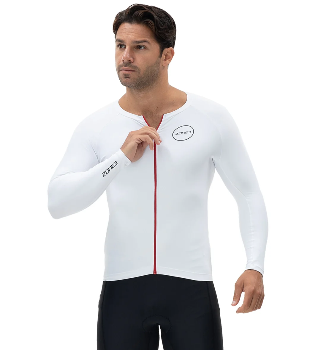 Zone3 Men's Lava Aero 3/4 Sleeve Warmth Top