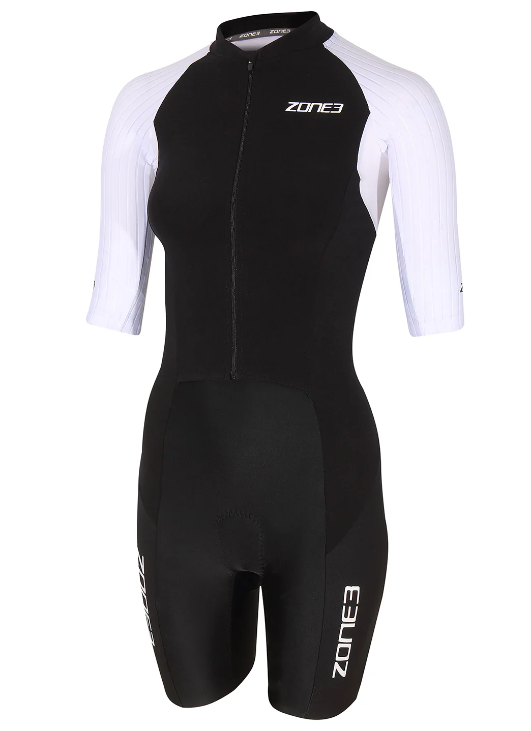 Zone3 Women's Lava Long Distance Full Zip Short Sleeve Trisuit - Image 3
