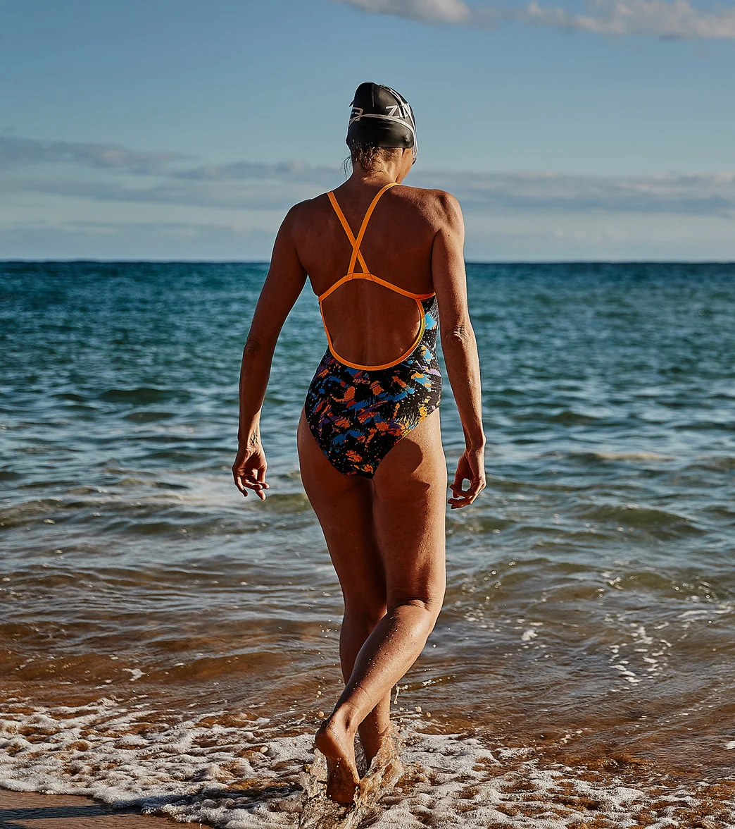 Zone3 Women's Strap Back Aztec 3.0 Swimsuit - Image 7